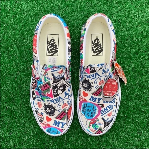 Vans Classic Slip On Mash Up Stickers