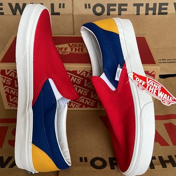Vans Classic Slip On Vans Yacht Club Red /Blue sneakers men’s