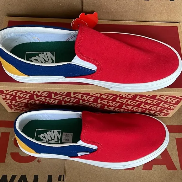 Vans Classic Slip On Vans Yacht Club Red /Blue sneakers men’s