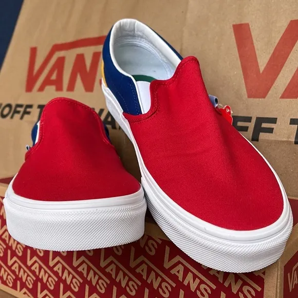 Vans Classic Slip On Vans Yacht Club Red /Blue sneakers men’s