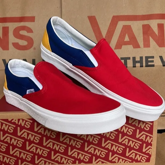 Vans Classic Slip On Vans Yacht Club Red /Blue sneakers men’s