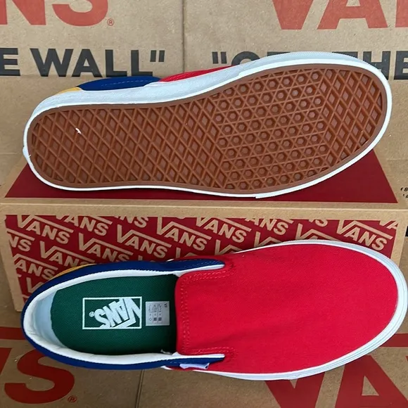 Vans Classic Slip On Vans Yacht Club Red /Blue sneakers men’s