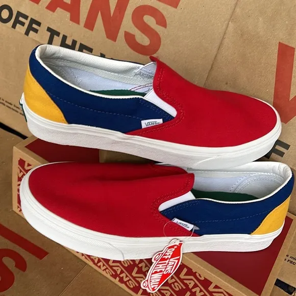 Vans Classic Slip On Vans Yacht Club Red /Blue sneakers men’s