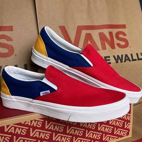 Vans Classic Slip On Vans Yacht Club Red /Blue sneakers men’s