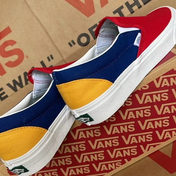 Vans Classic Slip On Vans Yacht Club Red /Blue sneakers men’s
