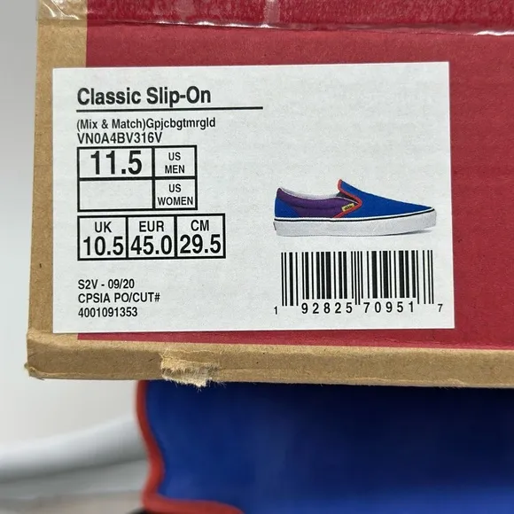 Vans classic slip on