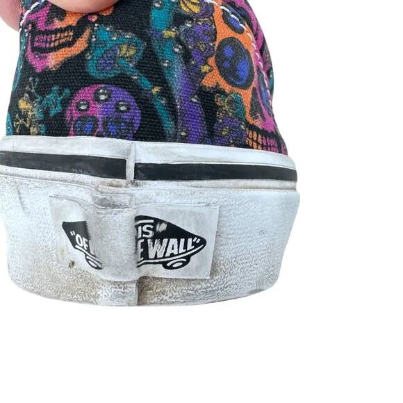Vans Classic Trippy Drip Skate Shoes Unisex M9.5/W11 Multi Geo‎ Print Slip On