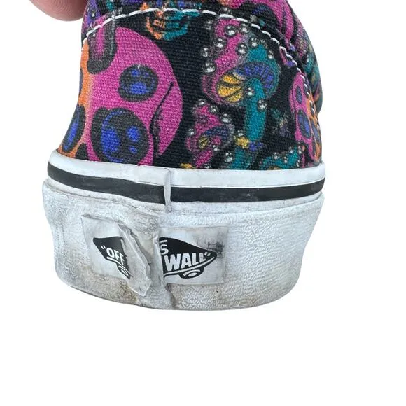 Vans Classic Trippy Drip Skate Shoes Unisex M9.5/W11 Multi Geo‎ Print Slip On