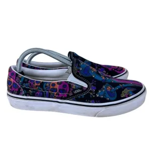 Vans Classic Trippy Drip Skate Shoes Unisex M9.5/W11 Multi Geo‎ Print Slip On