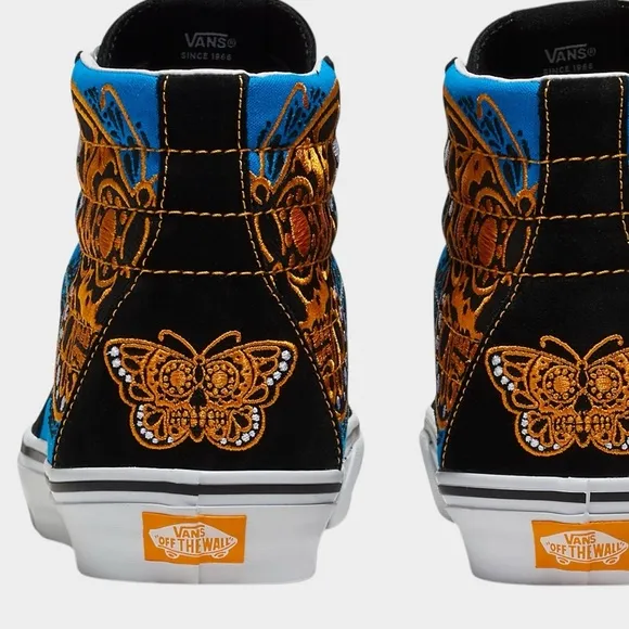 Vans Dia De Muertos Men’s Blue/M Sk8-Hi Shoe High -Top Game Changer Size M10