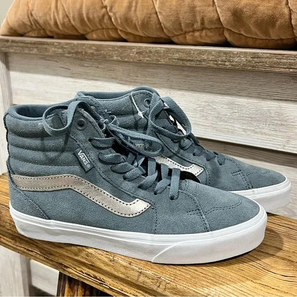Vans Filmore High-Top Sneaker women size 6.5 blue never worn NWOT