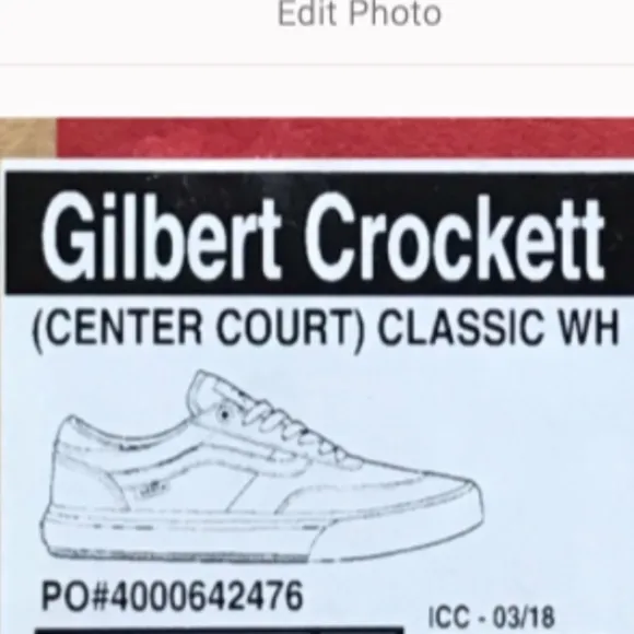 Vans Gilbert Crockett Center Court Classic White Ivory Green Shoes