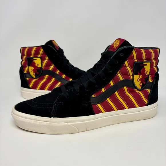 Vans Harry Potter x Sk8-Hi 'Gryffindor’ Hi Top Lace Up Sneakers Shoes Men’s 9.5