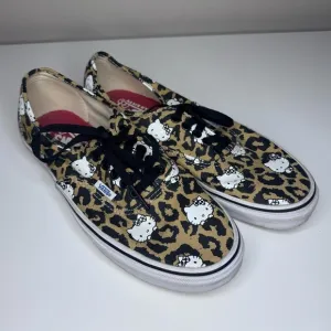 Vans Hello Kitty Leopard Print Low Top Shoes