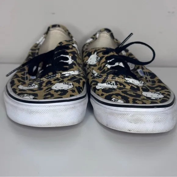 Vans Hello Kitty Leopard Print Low Top Shoes
