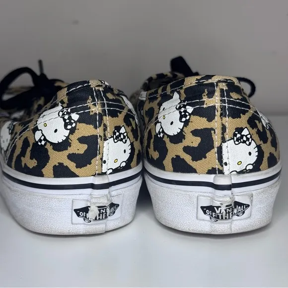Vans Hello Kitty Leopard Print Low Top Shoes