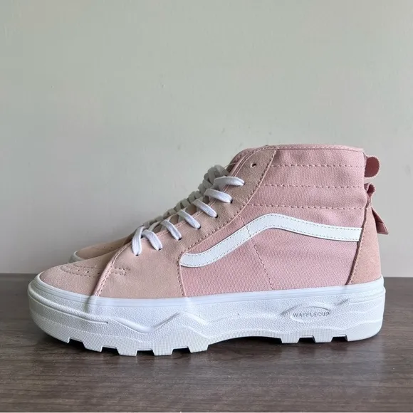 Vans Hi Top Sentry Sk8-Hi Waffle Cup Dusty Rose Men's Shoe Size 10