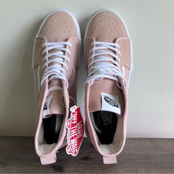 Vans Hi Top Sentry Sk8-Hi Waffle Cup Dusty Rose Men's Shoe Size 10