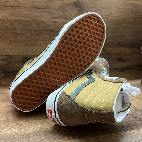 Vans  High-Top Sneakers - Brown and Tan
