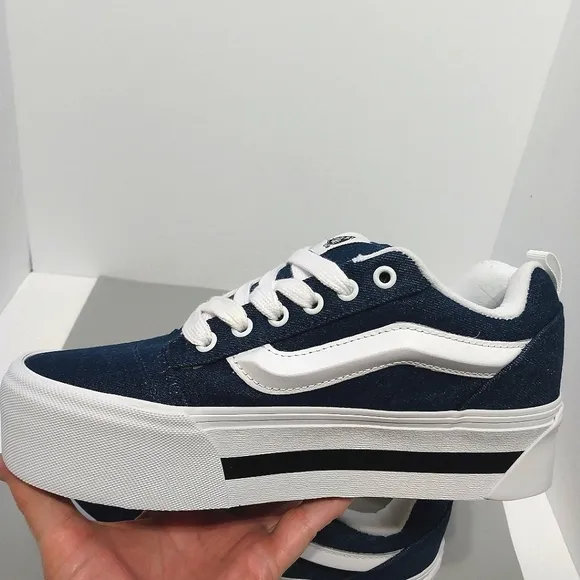 Vans‎ Knu Stack Denim Platform Sneakers, NEW, Size 9.5| EUR 40.5