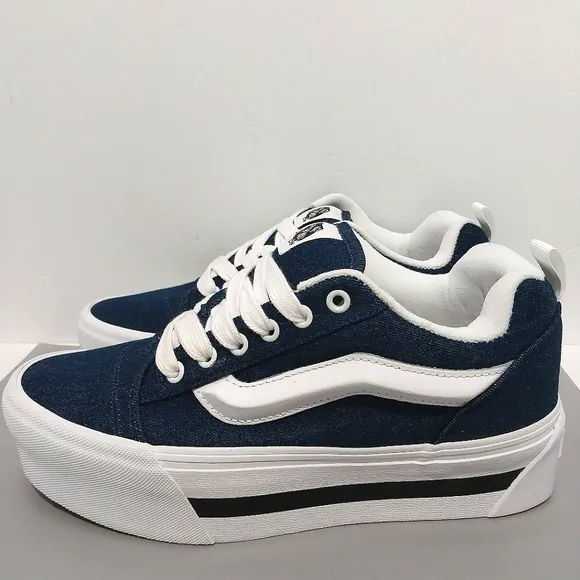 Vans‎ Knu Stack Denim Platform Sneakers, NEW, Size 9.5| EUR 40.5