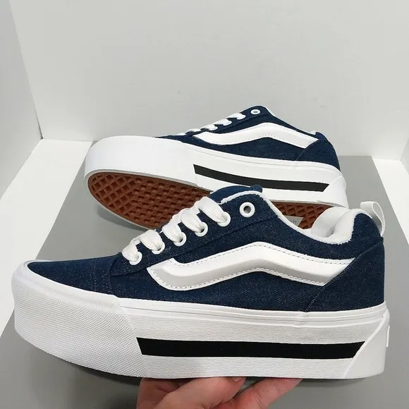 Vans‎ Knu Stack Denim Platform Sneakers, NEW, Size 9.5| EUR 40.5