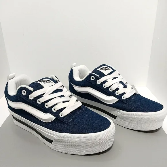 Vans‎ Knu Stack Denim Platform Sneakers, NEW, Size 9.5| EUR 40.5