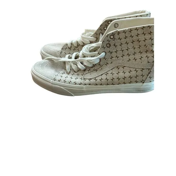 VANS Men’s Beige Sk8-Hi Tapered Canvas High Top Sneakers Shoes Size 11