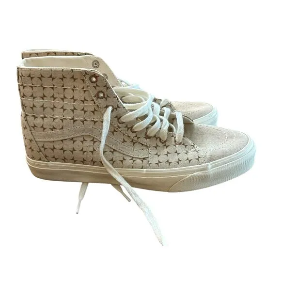 VANS Men’s Beige Sk8-Hi Tapered Canvas High Top Sneakers Shoes Size 11