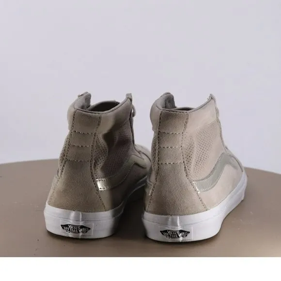 Vans Men's High Top Sneakers Shoes Size 8 Suede Beige