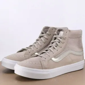 Vans Men's High Top Sneakers Shoes Size 8 Suede Beige