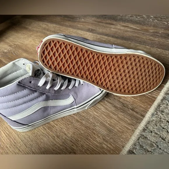 Vans mens Lavender purple High-Top Sneakers size 11