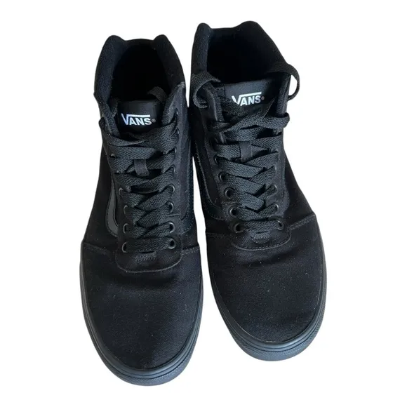 Vans Men's Sk8 Hi Black High-Top Sneakers Size 10