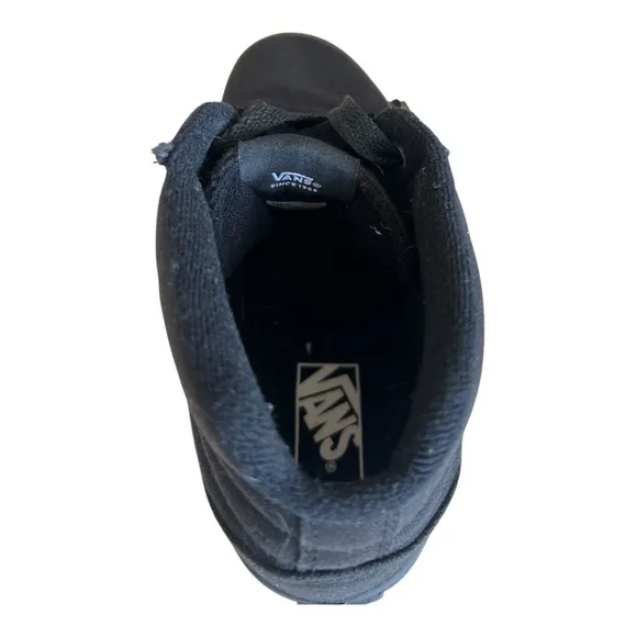 Vans Men's Sk8 Hi Black High-Top Sneakers Size 10