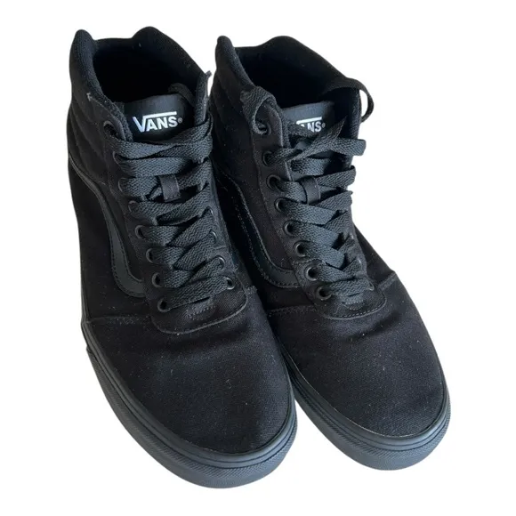 Vans Men's Sk8 Hi Black High-Top Sneakers Size 10