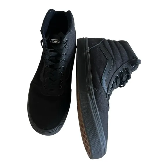 Vans Men's Sk8 Hi Black High-Top Sneakers Size 10