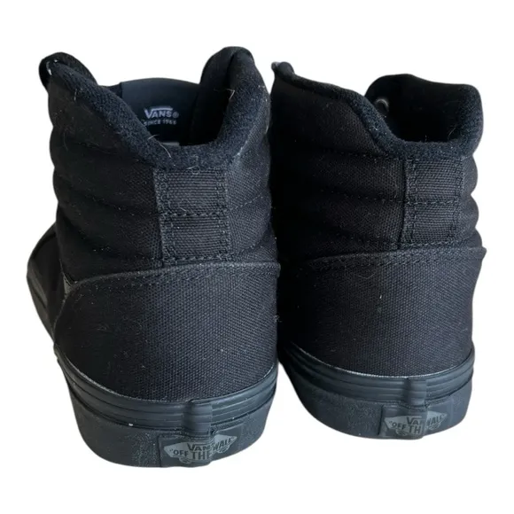 Vans Men's Sk8 Hi Black High-Top Sneakers Size 10