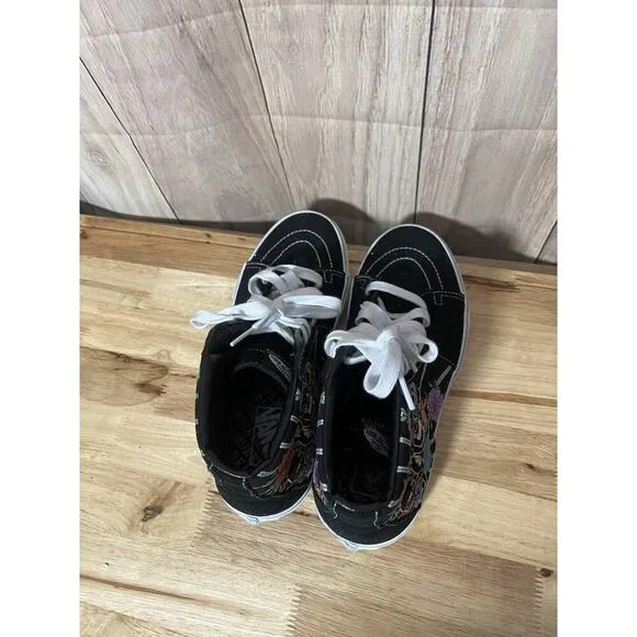 Vans Men's Sk8-Hi Dia De Los Muertos Day of the Dead Shoes Men’s 8.5 Women’s 10