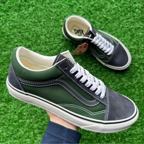 Vans Old Skool 2 Tone Navy Green