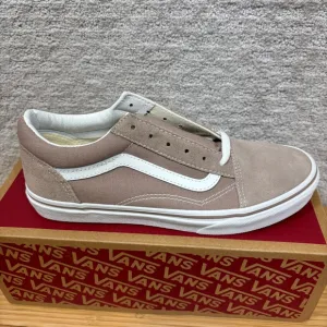 Vans Old Skool Low Top Tan  Lace Up Shoes Junior Size 6.5 Or Woman’s 8 EUR 38.5