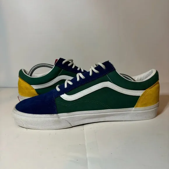 Vans Old Skool Yacht Club Shoes Shoes Sneakers Mens 12 Green Blue Low Top Skate