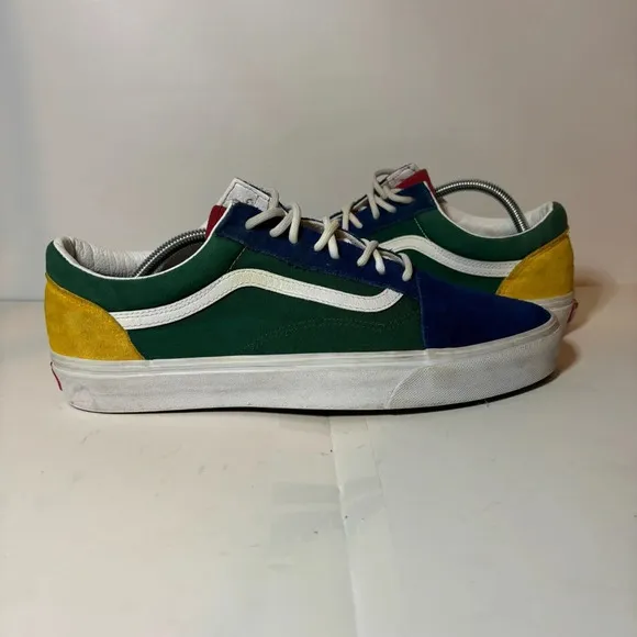 Vans Old Skool Yacht Club Shoes Shoes Sneakers Mens 12 Green Blue Low Top Skate