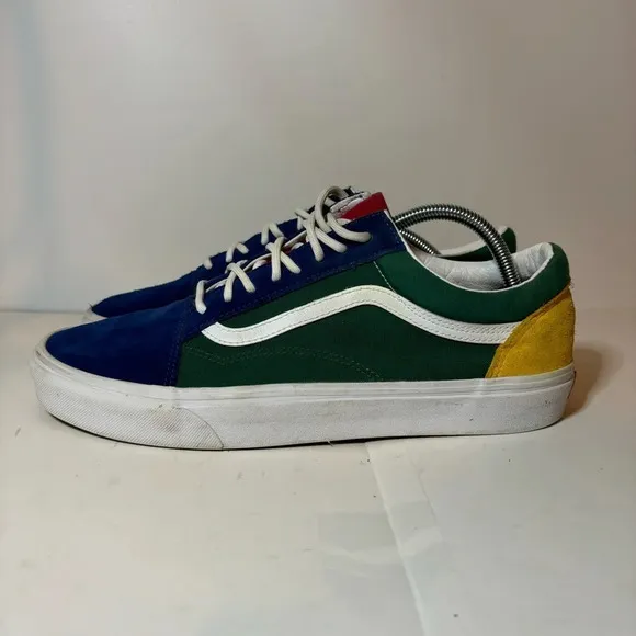 Vans Old Skool Yacht Club Shoes Shoes Sneakers Mens 12 Green Blue Low Top Skate