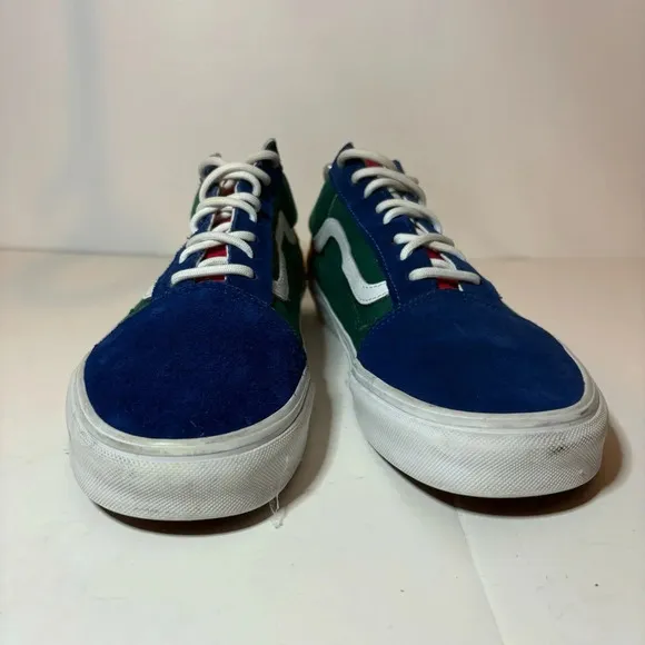 Vans Old Skool Yacht Club Shoes Shoes Sneakers Mens 12 Green Blue Low Top Skate
