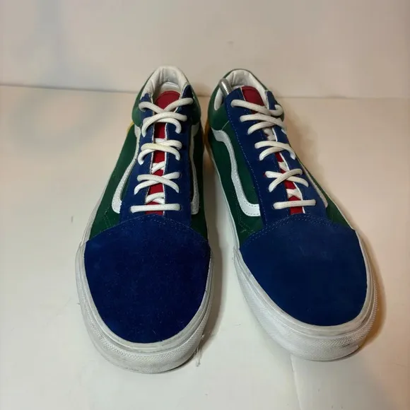 Vans Old Skool Yacht Club Shoes Shoes Sneakers Mens 12 Green Blue Low Top Skate