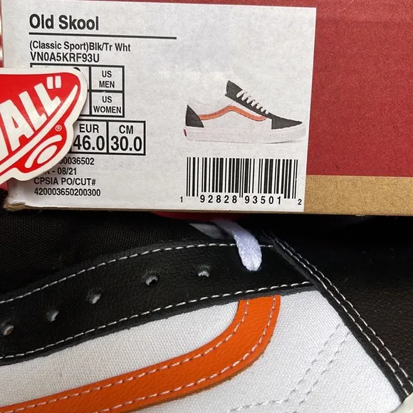 Vans Old Skool(Classic Sport)Blk/Tr WhtVNOA5KRF93UMen’s sneakers - athletic