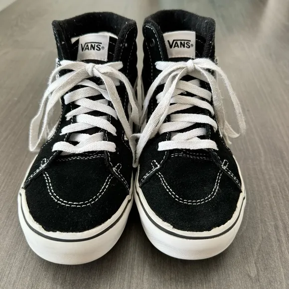 Vans Sk8-Hi black sneakers shoes size kids youth 3