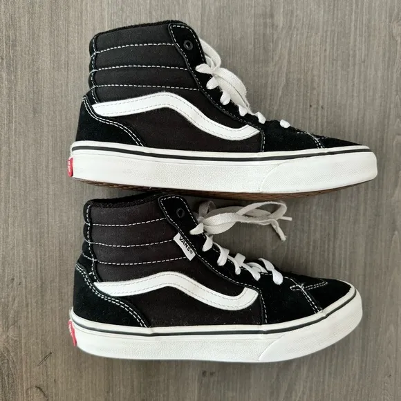 Vans Sk8-Hi black sneakers shoes size kids youth 3