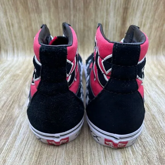 Vans Sk8-Hi Japanese Type Men's Size‎ 13 Black Red Shoes Sneakers High Top