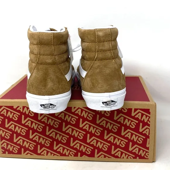 VANS Sk8-Hi Shoes Suede Tabaco Brown Casual Sneakers Men's Size VN0005U9TBN
